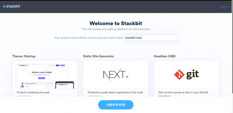 Stackbit - Visually Build Jamstack Sites With Netlify